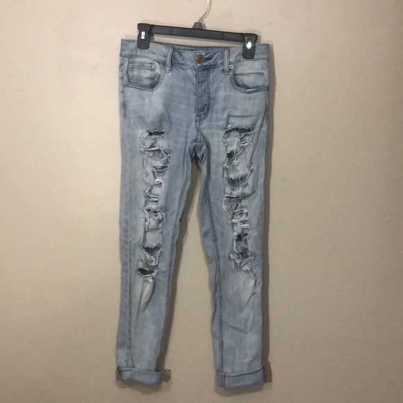 American Eagle Outfitters Denim - AEO stretch tomgirl button fly hole jeans